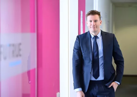 Futrue's Founder Clemens Fischer in the companies Offices in Munich