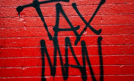 Tax Man Graffiti