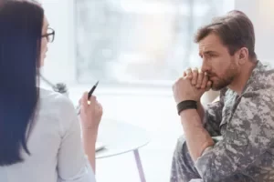 A veteran seeks medical help in the UK