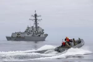 U.S. military ship on patrol as shutdown politics reshape U.S. cannabis reform outlook