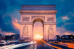 arc de triomphe, paris, france
