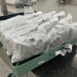 The cannabis seized at Stansted Airport. Pic: NCA