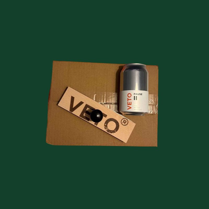 Veto NA lager with caffeine 